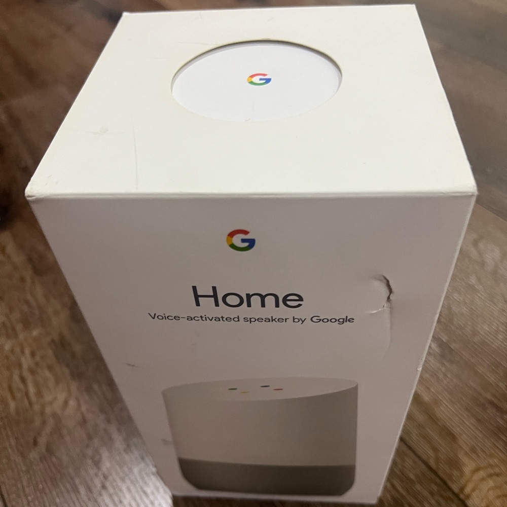 Google Home voice activated Smart Speaker - White and Gray - Picture 2 of 11